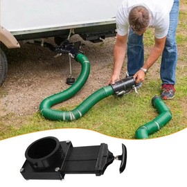 Peakloong 3inch Sewagevalve Water Tank Drain Valve Detachable Travel Trailers Fittings for Portable RV Campers Sewer Hose Caravan