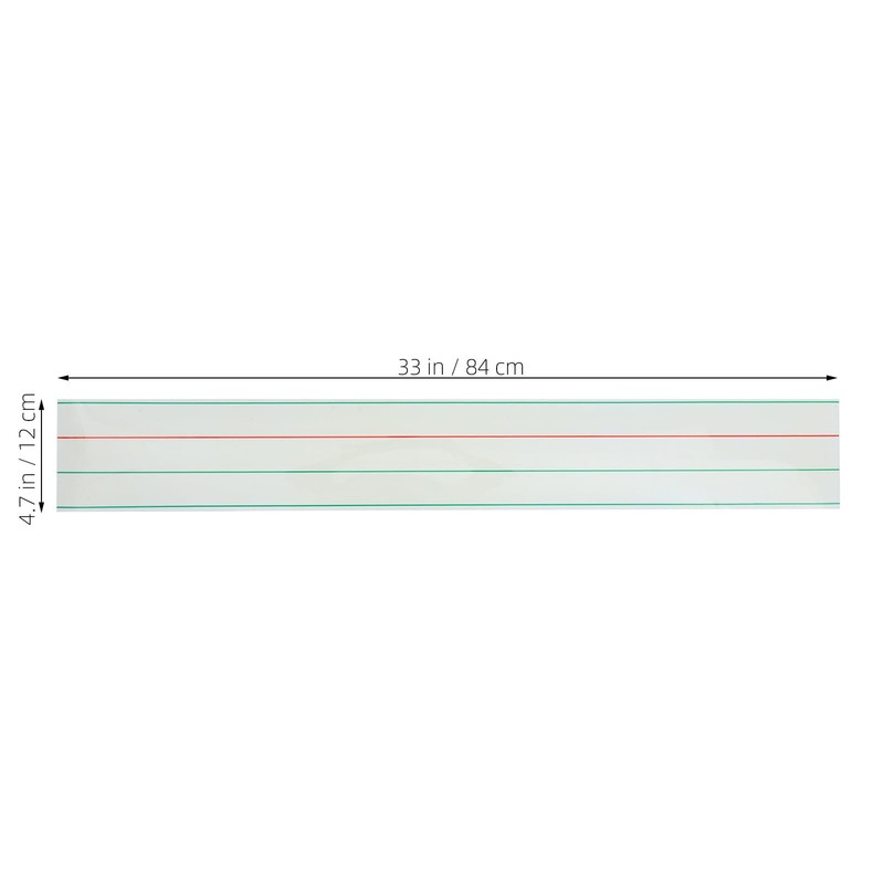 TEHAUX 4 Row Dry Erase Board Sticker Dry Erase Board