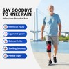 YIMED Non-Slip Knee Brace for Knee Pain Men Women, XXL,