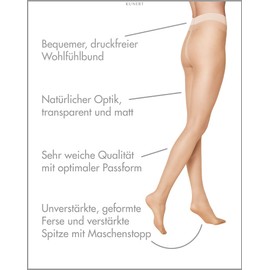 Kunert Women's Tights, Beige (Teint 3520), 5 (Manufacturer size: 38)