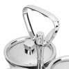 Spice Rack Kitchen Stainless Steel Seasoning Pots Condiment Set Rotating