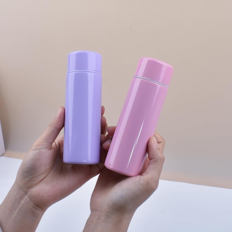 Small Water Bottle 4.4 Fl. Oz Mini Thermos Bottle Portable