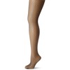 belly cloud Women's Fishnet Tights, Medium Mesh Tights, Black (Black