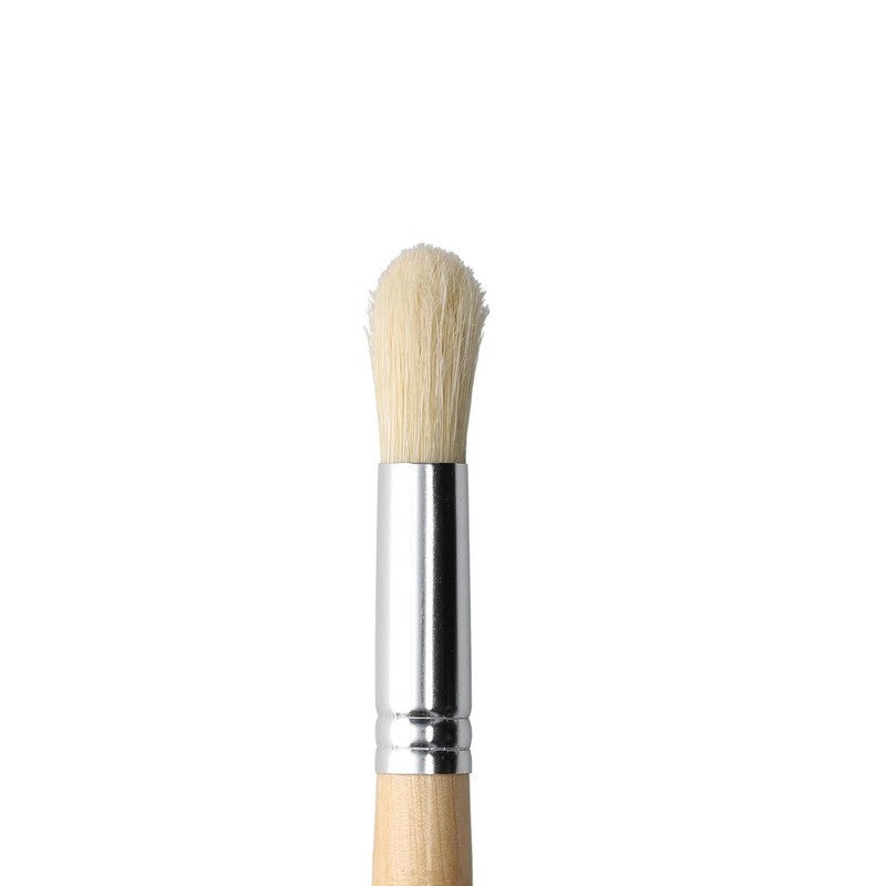 Pro Art White Bristle Paintbrush