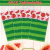 4 Pack Watermelon Rind Tablecloth Green Melon Rectangle Table Cloth