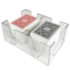 Yuanhe - Bandeja para cartas de juego de 6 barajas