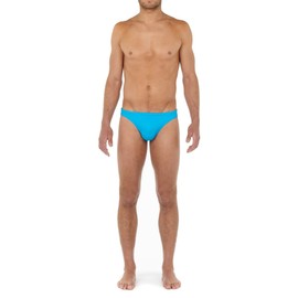 WUKX Men's Slip de bain Micro SEA Life Swim Briefs, Turquoise, M