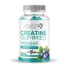 Creatine Monohydrate Gummies, Blueberry Flavour, 5000mg Strength, 90 Gummies, 30-45