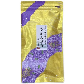 Honjien Tea Japanese Tea Sencha Saemidori Deep Steamed Tea Rare Variety Tea Leaves 3.5 oz (100 g) x 1 Bag