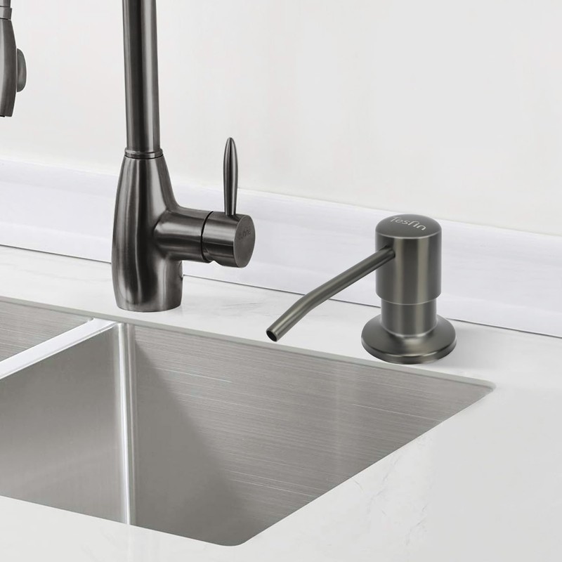 Soap Dispenser for Kitchen Sink: Built-in Pump Countertop Dish Soap