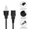 8ft 3 prong Power Cord for HP LaserJet 1200 Pro