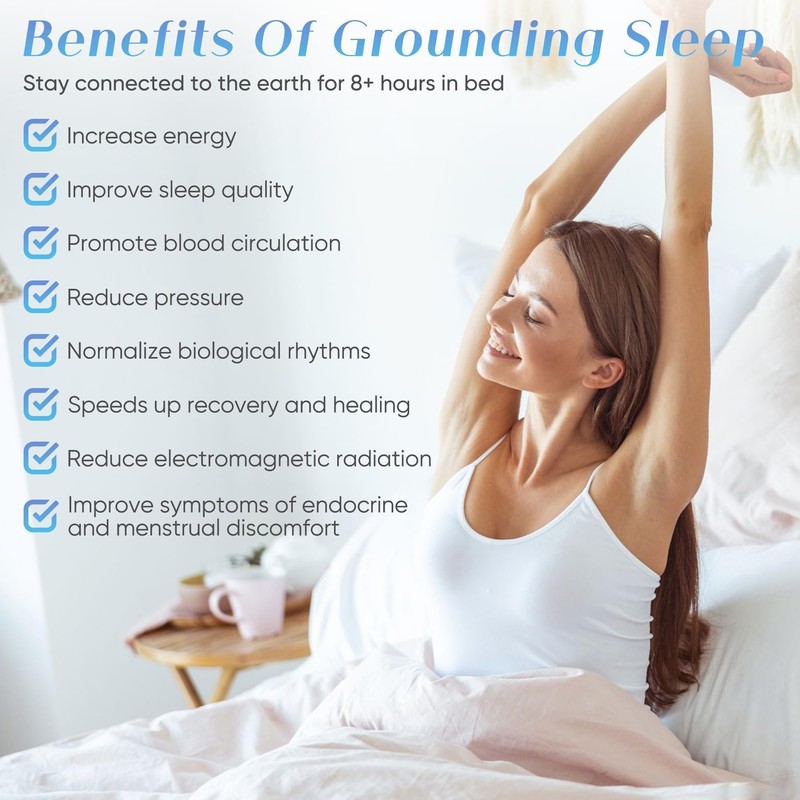 Grounding Sheet Queen Size - 95% Organic Cotton + 5%