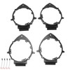 4PCS Car Speaker Adapter Rear/Front Door with Wire Harness Replacement