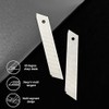 30Pcs 18mm Utility Knife Replacement Snap off Blades 60 Degree，Blades