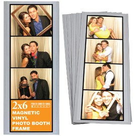 200 Magnetic Photo Booth Frames for 2" X 6" Photo Strips