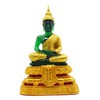 BUDDHO Emerald Buddha Statue Meditation 7" H. Jade Buddha Statue