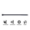 Reload Cable Ties 80mm x 2.5mm Black Nylon Plastic Zip