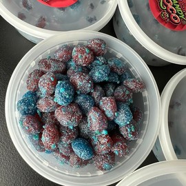 Blue Raspberry Gushers – Bold & Fruity Candy, Bursting with Flavor | Best Gummies candy mexican - Size: 8 Oz.