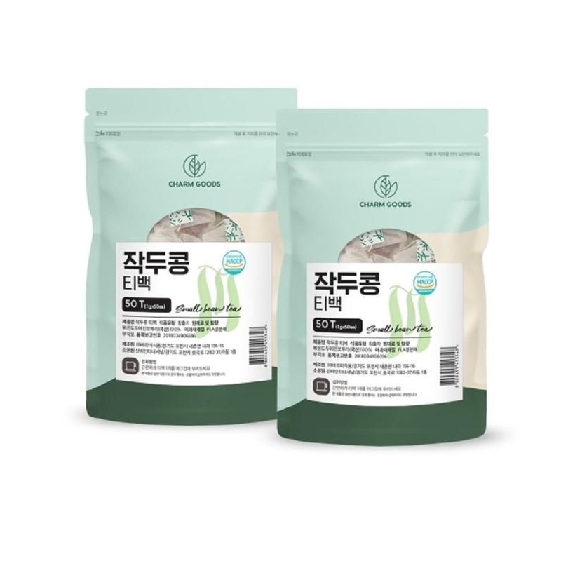 Charm goods [Charm Goods] Charm Goods 작두콩차 50티백 /팩 1+1