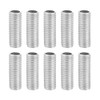 LannuMet 10pcs M10 Threaded Lamp Pipe Nipples Lamps Repair Replacement