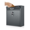Yaocom Locking Mailbox with Key for Outdoor Large Wall Mount
