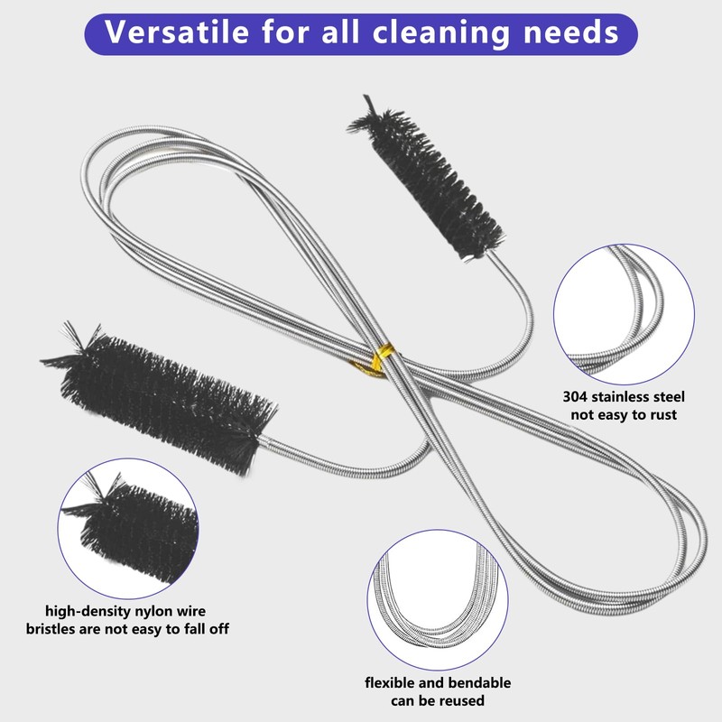 Drain Unblocker Tool, 6 PSC Shower Drain Unblocker, Sink unblockers