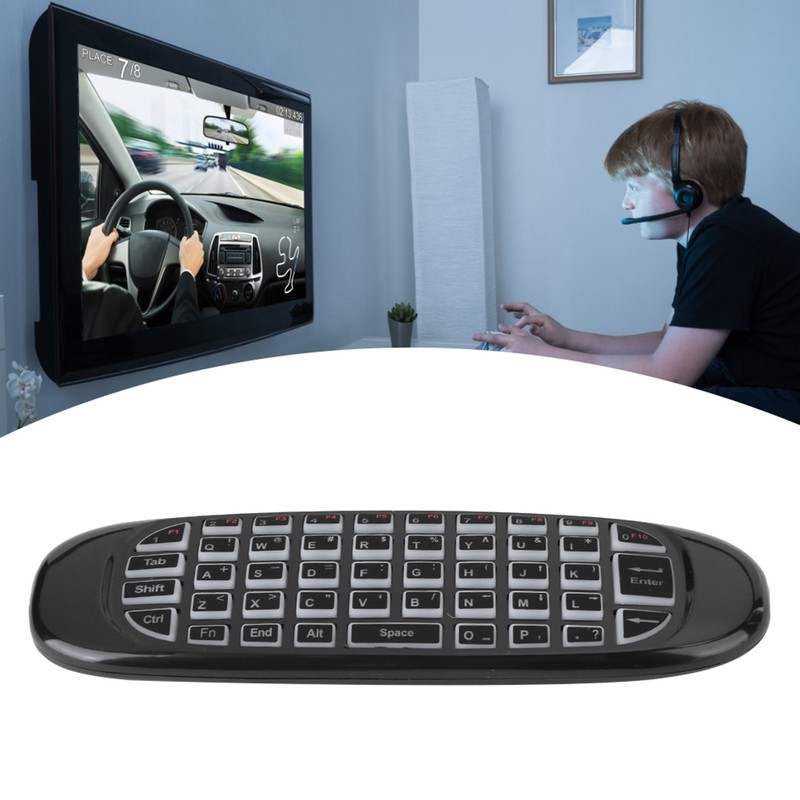 2.4G Air Mouse Mini Wireless C120 Keyboard Voice SixAxis Gyroscope