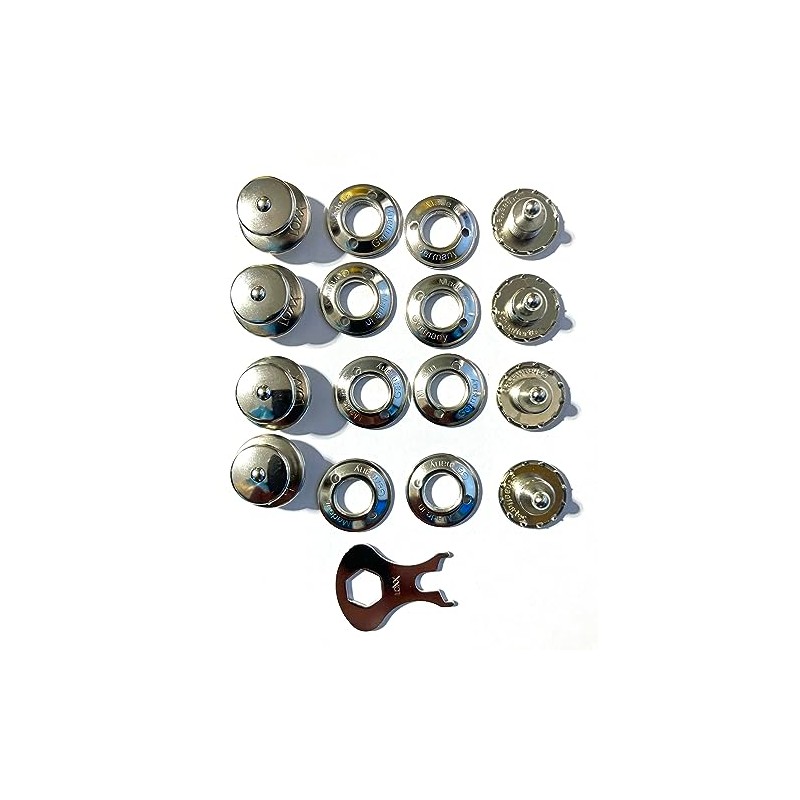 Loxx Fastener 4 Piece Set for Canvas Boat Covers, Golf