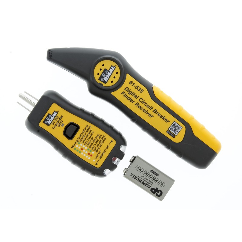 Ideal Electrical 61-535 Digital Circuit Breaker Finder with Digital Receiver