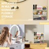Grillix Make-up-Organizer mit Schubladen, stapelbar, aus Acryl, transparent, vielseitig verwendbar