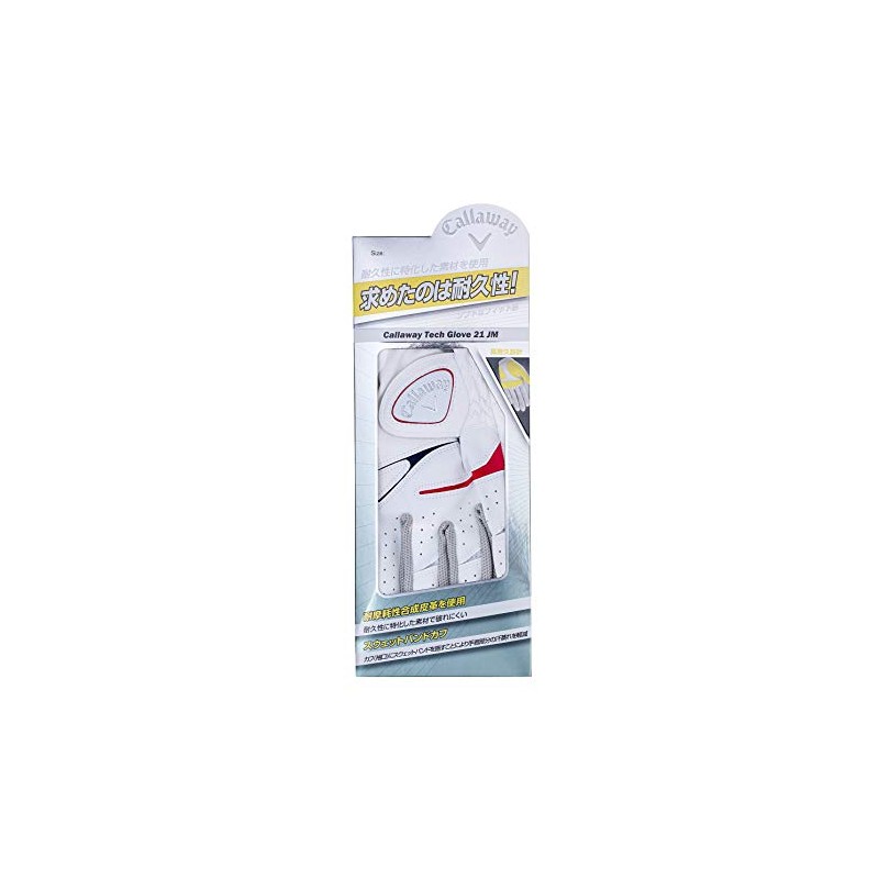 Callaway 5321061 TECH Men's Golf Gloves, Left Hand Worn (Right-Handed),