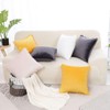 PiccoCasa Velvet Pillow Covers, 1PCS Pom Pom Christmas Throw Pillow
