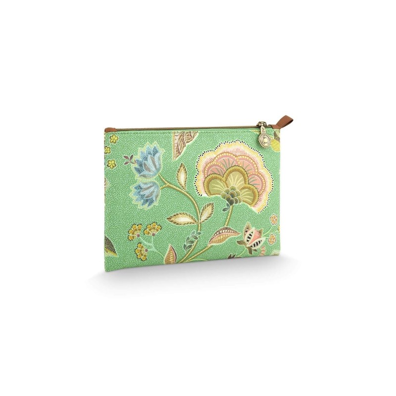 Pip Studio Charly Flat Necessaire Medium Matata Green, Green