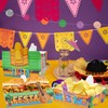 24 Pcs Mexican Food Paper Trays Candy Chips Popcorn Disposable
