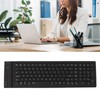 Foldable Silicone Keyboard 108 Keys Waterproof Full Sealing Design Mute