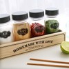 [Foolish Love] Baby bottle material Tritan lettering seasoning container wood
