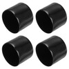 PATIKIL 35MM Vinyl Rubber End Caps, 4 Pack Flexible Bolt