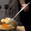 ZYEKIU Skimmer Slotted Spoon Fine Mesh Strainer Sieve Stainless Steel