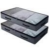 AMJ 2 Pack Soft Underbed Storage Containers with 4 Handles