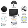2 Pack SOLLA 150W LED Flood Light, IP66 Waterproof, 12000lm,