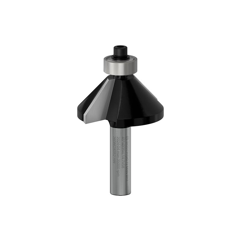 Bosch 608 628 352 8 Chamfer/ Laminate Bit 8 mm,