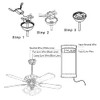 Atyhao Universal Ceiling Fan Remote Control Kit, Wireless Remote Control