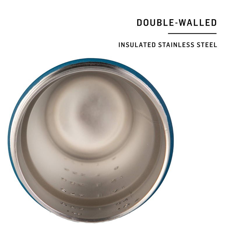 BlenderBottle Strada Shaker Cup Insulated Stainless Steel Water Bottle with