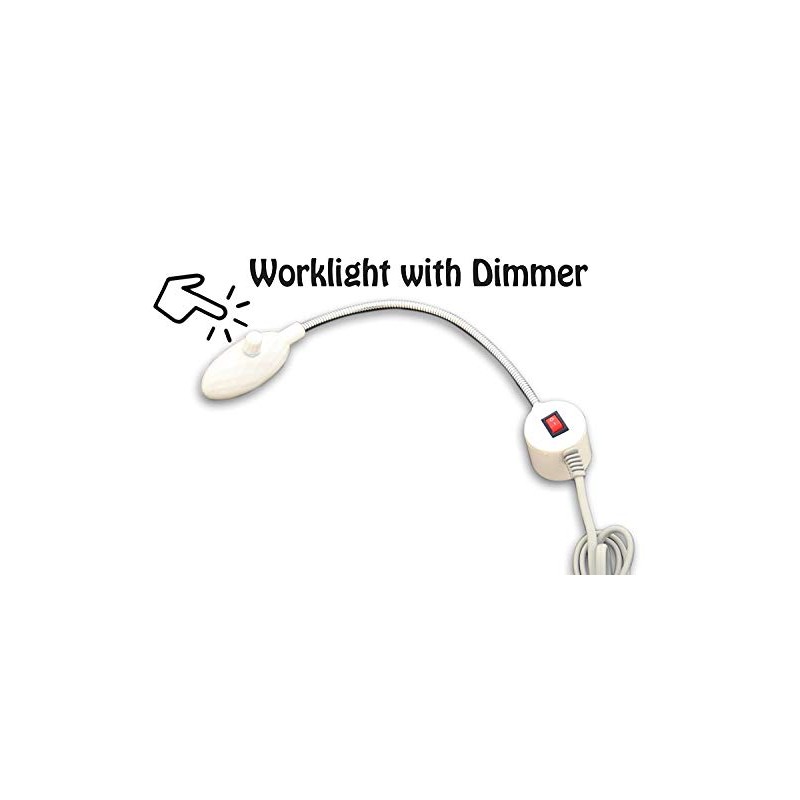 Dimmable LED Multipurpose Worklight Magnet Mount, Flexible Gooseneck for use