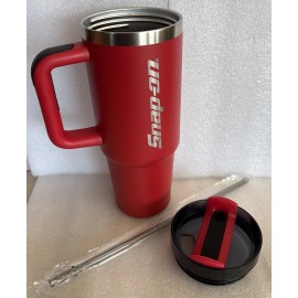 Snap-on Huddy 30 oz Tumbler - Red/Silver