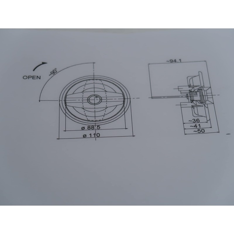Zadi Entrance Lock, Motorhome, Caravan, Boat, Caravan, Black, Clockwise Round