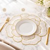 Flower-Shaped Placemats for Dining Tables – 6 Piece Decorative Floral