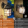 Brightever 2-Pack Dusk to Dawn Outdoor Wall Lantern, Exterior Light