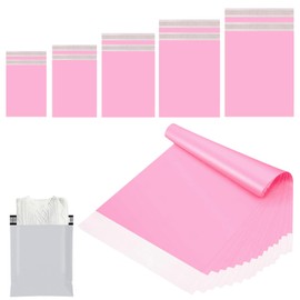 Pink Mailing Bags Mixed Sizes Vinted Shipping Bags Postage Bags for Clothes,10pcs Packaging Bag Poly Postal Self Seal Bags,Large Parcel Bag Delivery Bags Mailing Plastic Envelopes for Posting Clothes