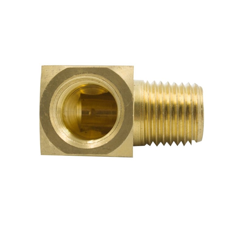Legines - Codo de latón para tubería de 90 grados,